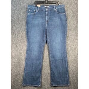 Levi's 725 High Rise Bootcut Jeans Women's‎ Size 20W Dark Wash Denim - NEW